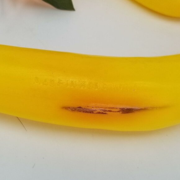 Vintage Plastic Fruit Bananas Lemon Lime Red Green Grapes Peach Apple Lot 11 - Picture 7 of 11